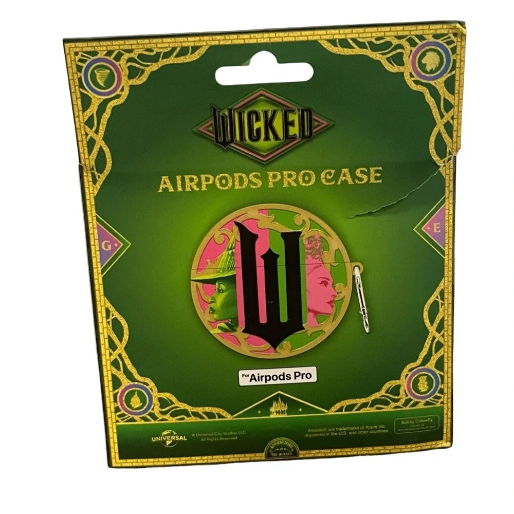 Wicked Movie AirPods Pro Case Elphaba Glinda CultureFly BRAND NEW